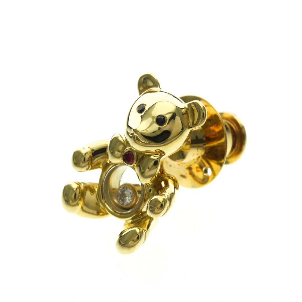 CHOPARD 18k Gold Diamond Brooch